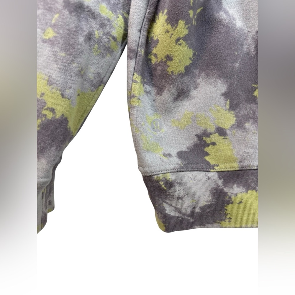 Lululemon All Yours Hoodie Size 8 Orbital Tie Dye Mauve Grey - Picture 9 of 10